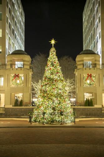 this image shows Roseville Holly Jolly Christmas lights in Sacramento, CA